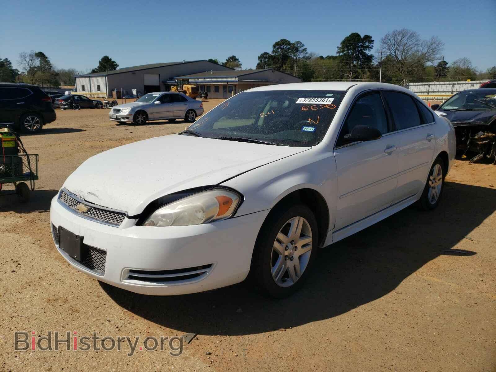 2012 CHEVROLET IMPALA - VIN: 2G1WB5E35C1196670 - Фото 2