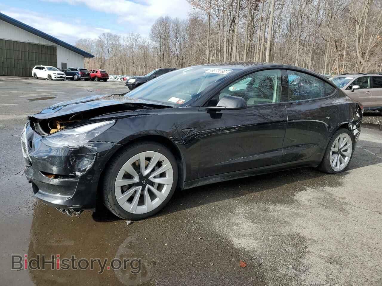 Photo 5YJ3E1EA3NF187720 - TESLA MODEL 3 2022