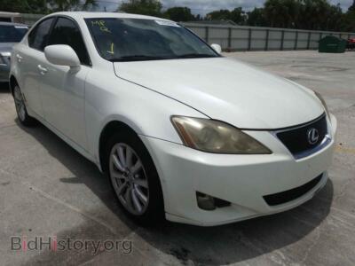 2006 Lexus IS IS 250, белый — VIN JTHCK262162001374, Copart
