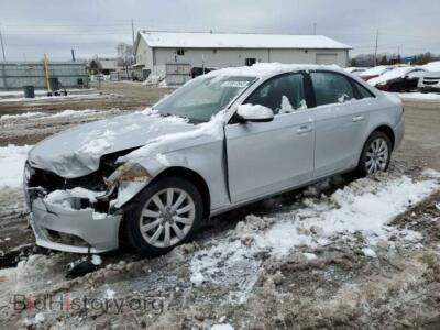 2013 Audi A4 A4 Premium, серебристый — VIN WAUBFAFL6DN038353, Copart