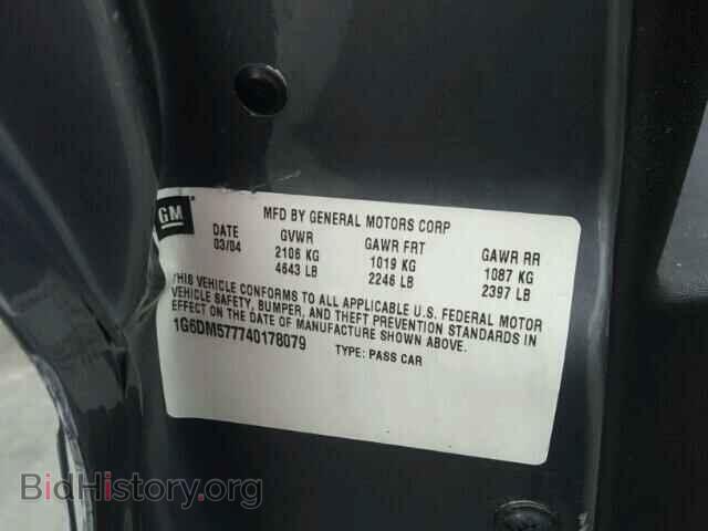 2004 CADILLAC CTS - VIN: 1G6DM577740178079 - Фото 10