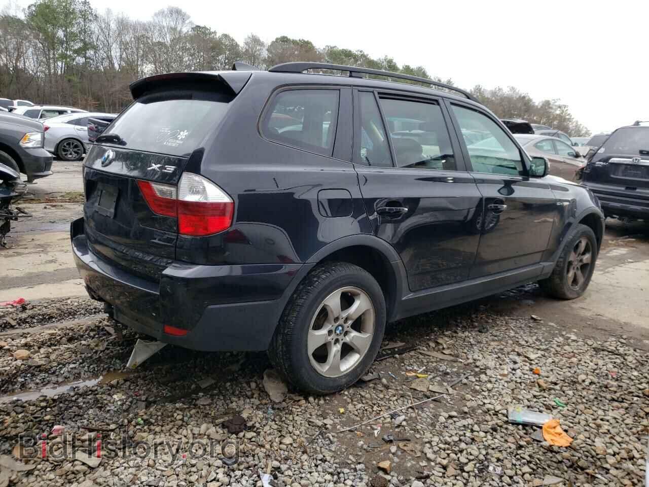 2007 BMW X3 - VIN: WBXPC93407WF17577 - Фото 3