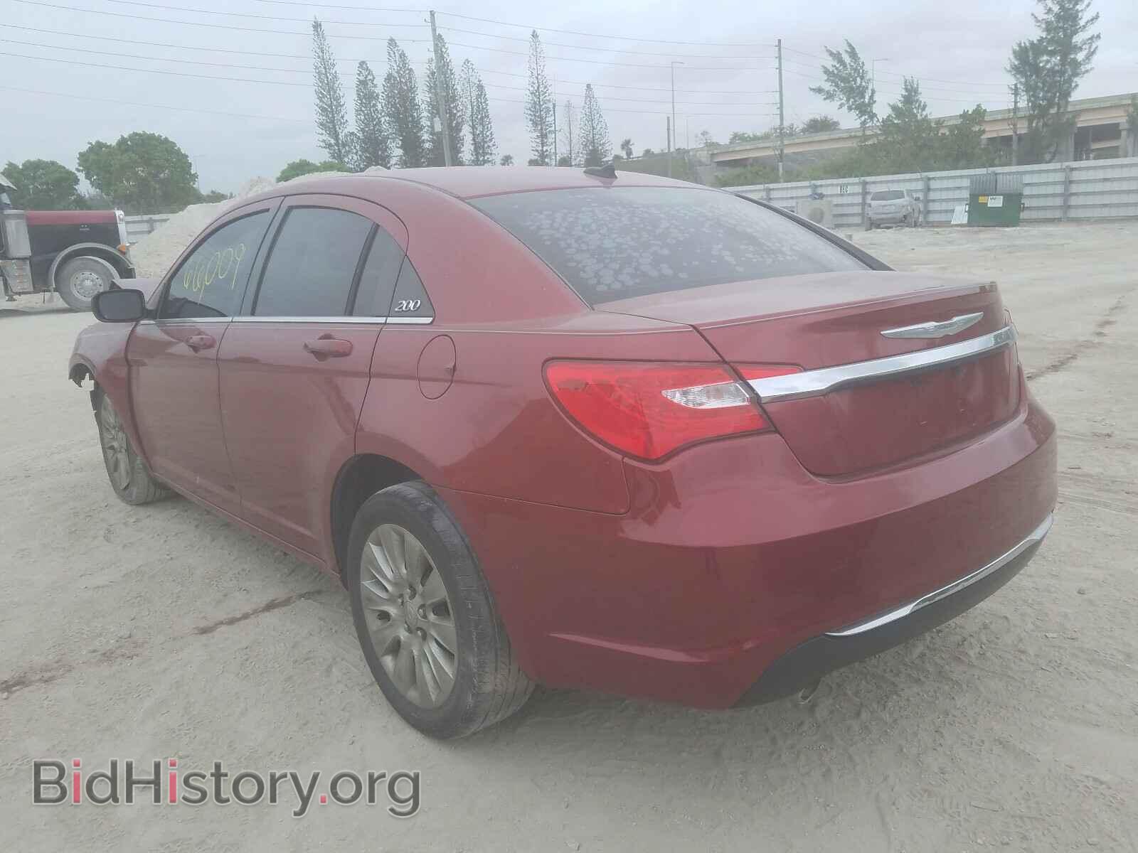 2014 CHRYSLER 200 - VIN: 1C3CCBAG9EN158525 - Фото 3