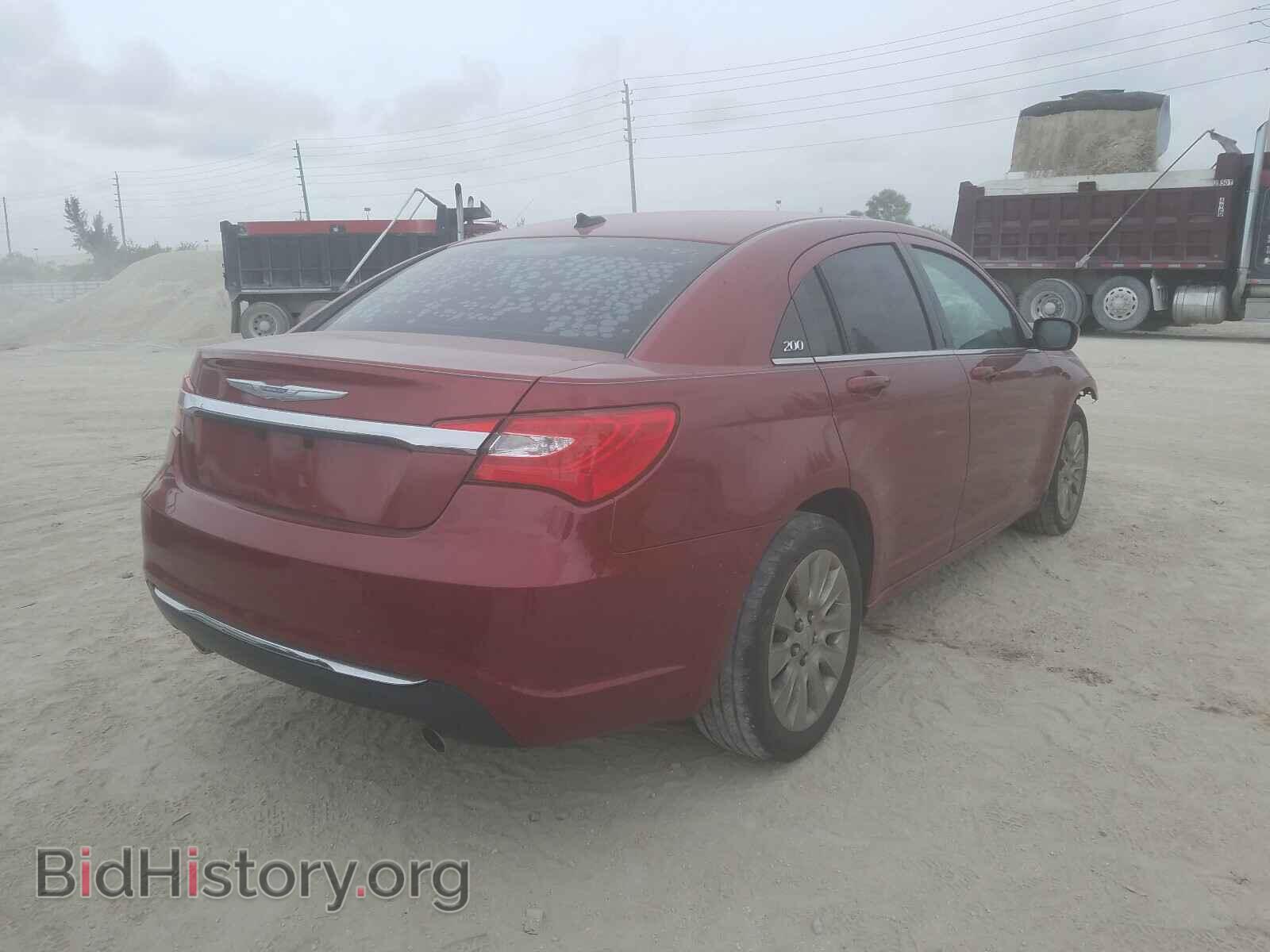 2014 CHRYSLER 200 - VIN: 1C3CCBAG9EN158525 - Фото 4