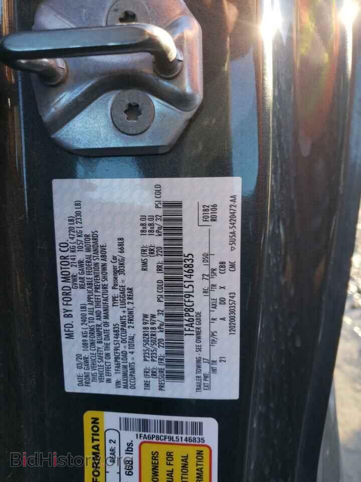 2020 FORD MUSTANG - VIN: 1FA6P8CF9L5146835 - Фото 12