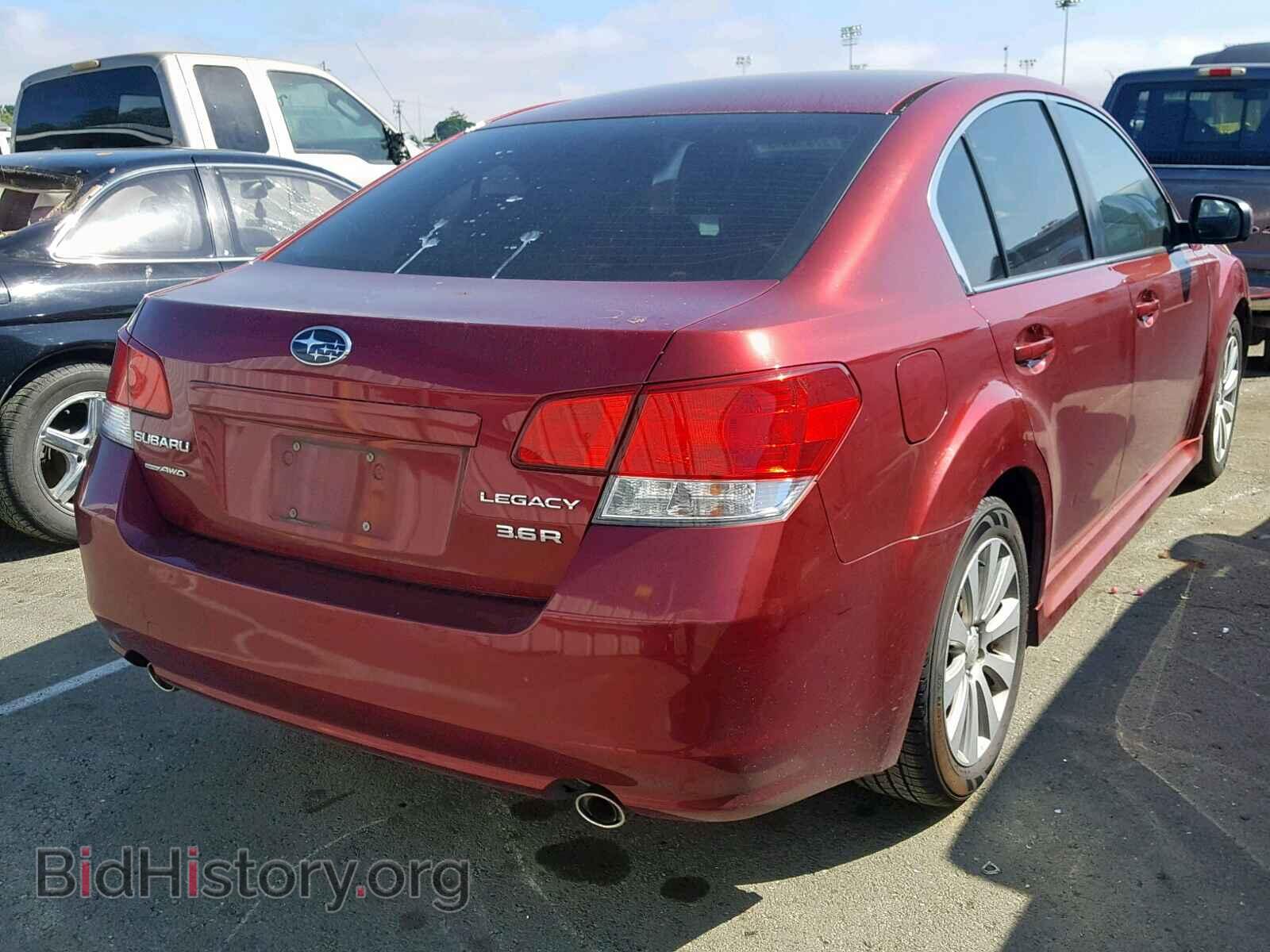 2011 SUBARU LEGACY - VIN: 4S3BMDG67B2216062 - Фото 4