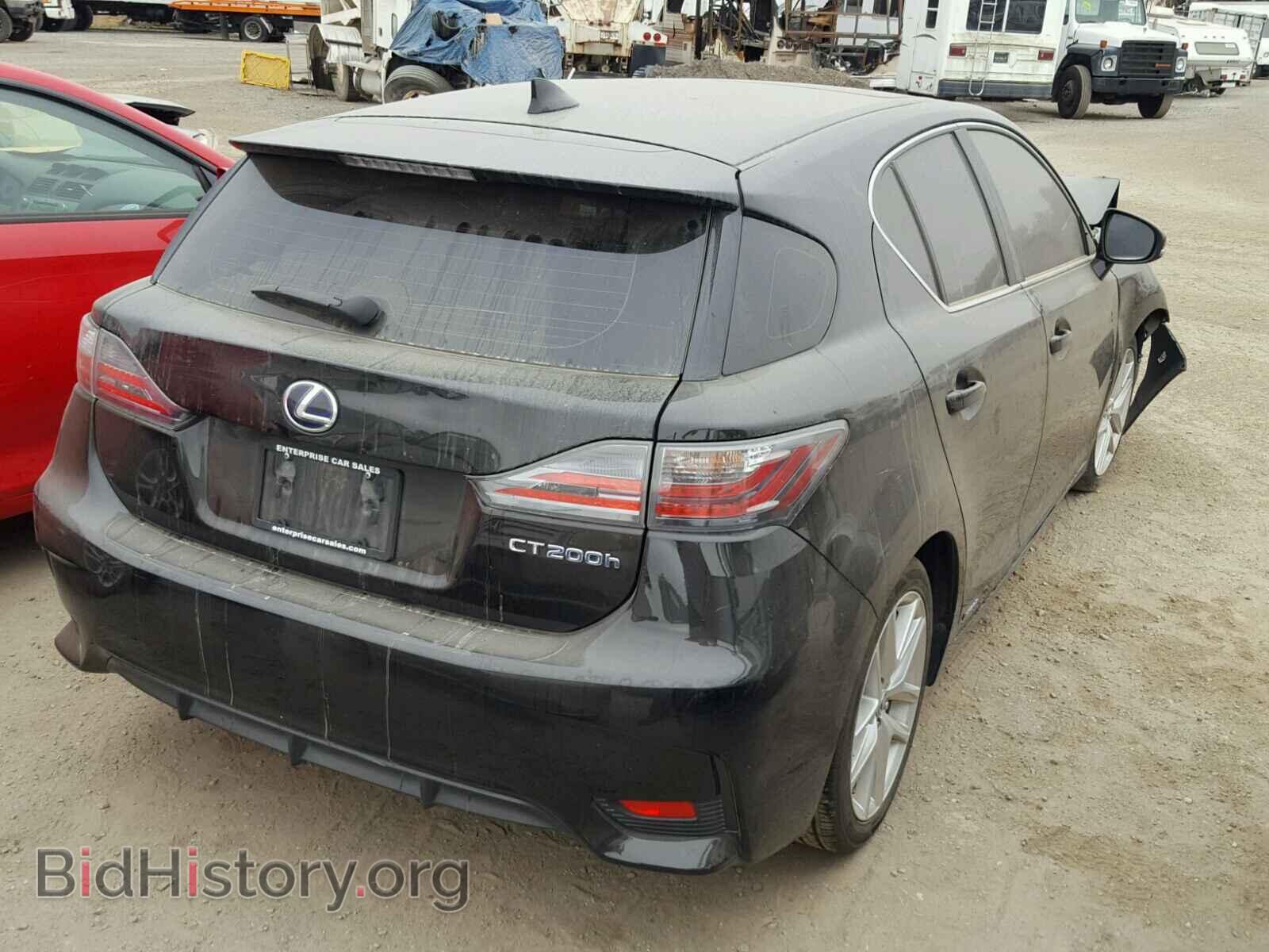 2014 LEXUS CT 200 - VIN: JTHKD5BH4E2186004 - Фото 4