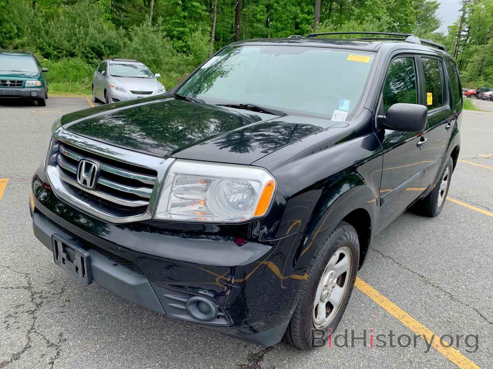 Photo 5FNYF4H23DB051689 - HONDA PILOT LX 2013