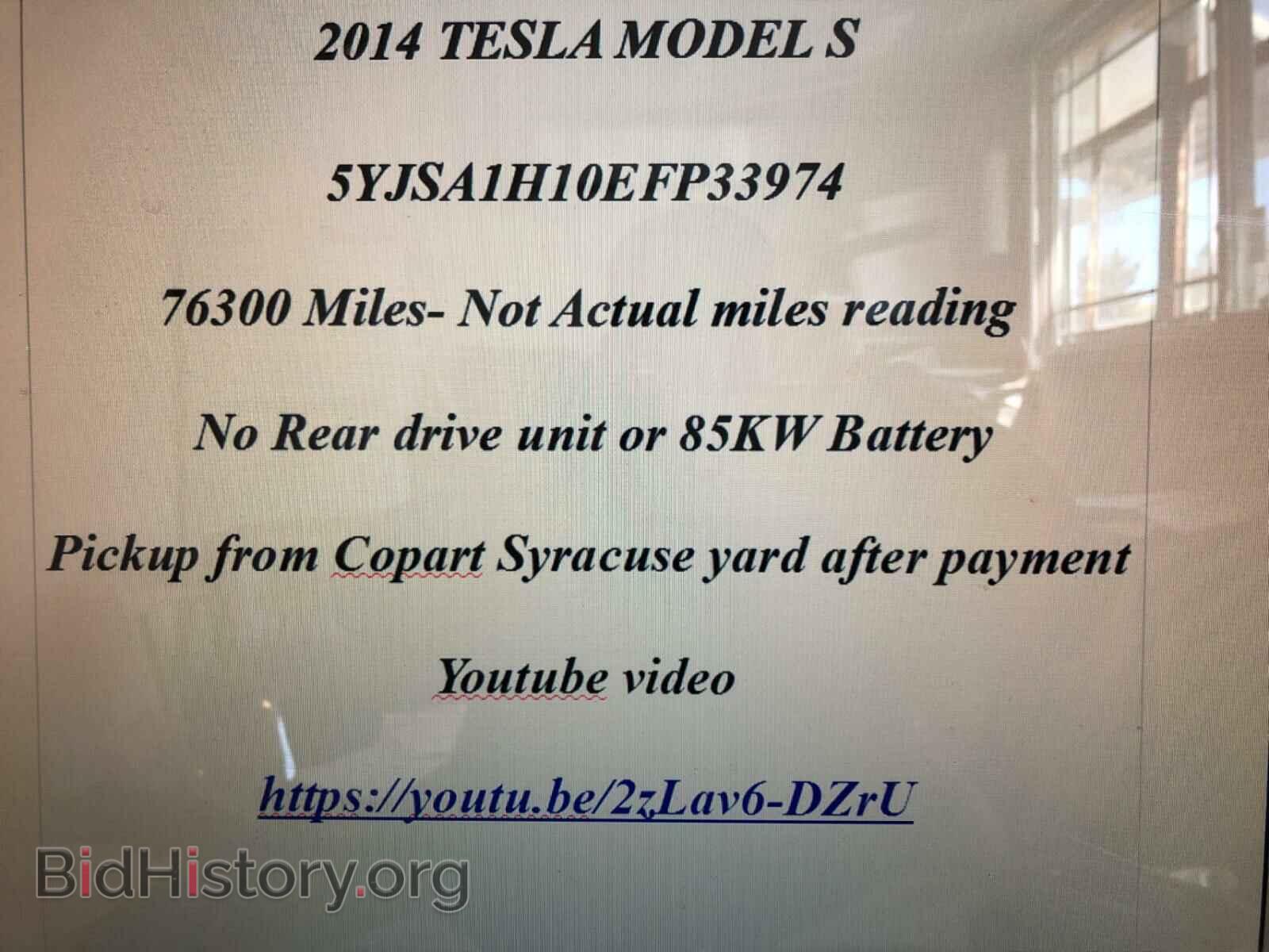 2014 TESLA MODEL S - VIN: 5YJSA1H10EFP33974 - Photo 10