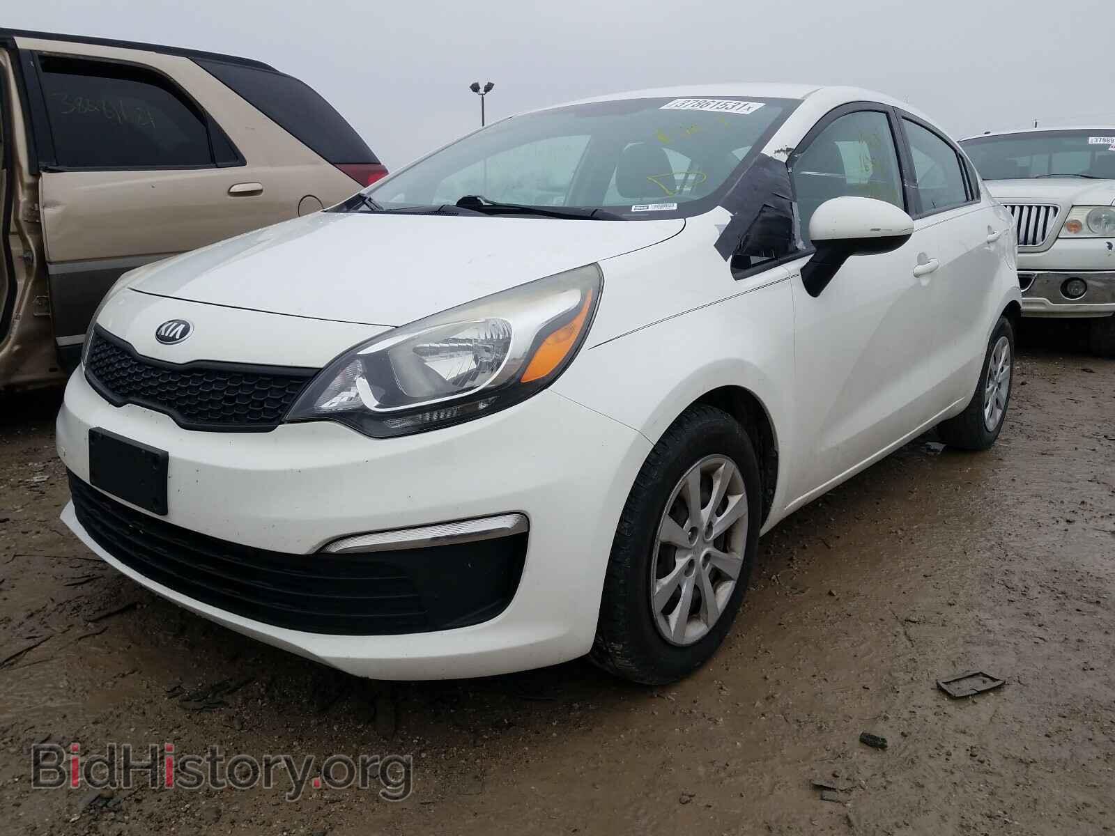2016 KIA RIO - VIN: KNADM4A37G6569857 - Фото 2