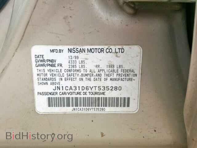 2000 NISSAN MAXIMA - VIN: JN1CA31D6YT535280 - Photo 10
