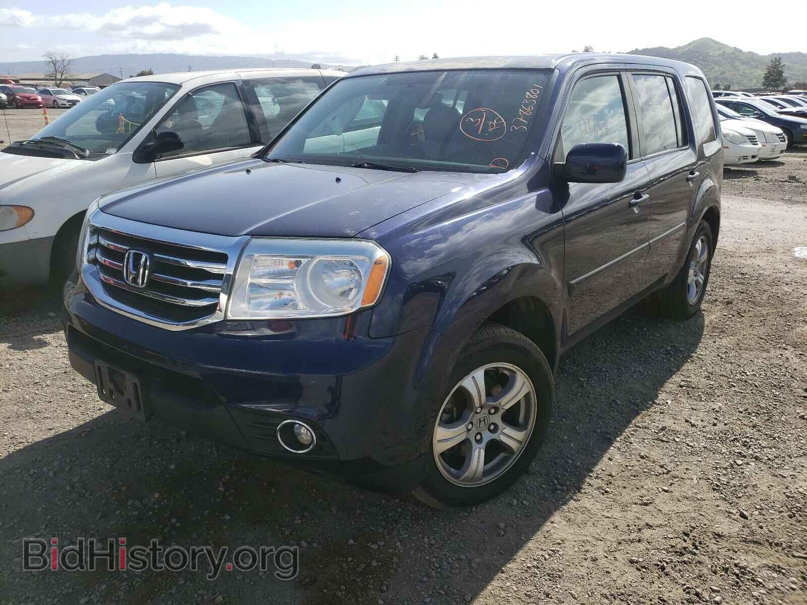 2013 HONDA PILOT - VIN: 5FNYF3H57DB029523 - Фото 2