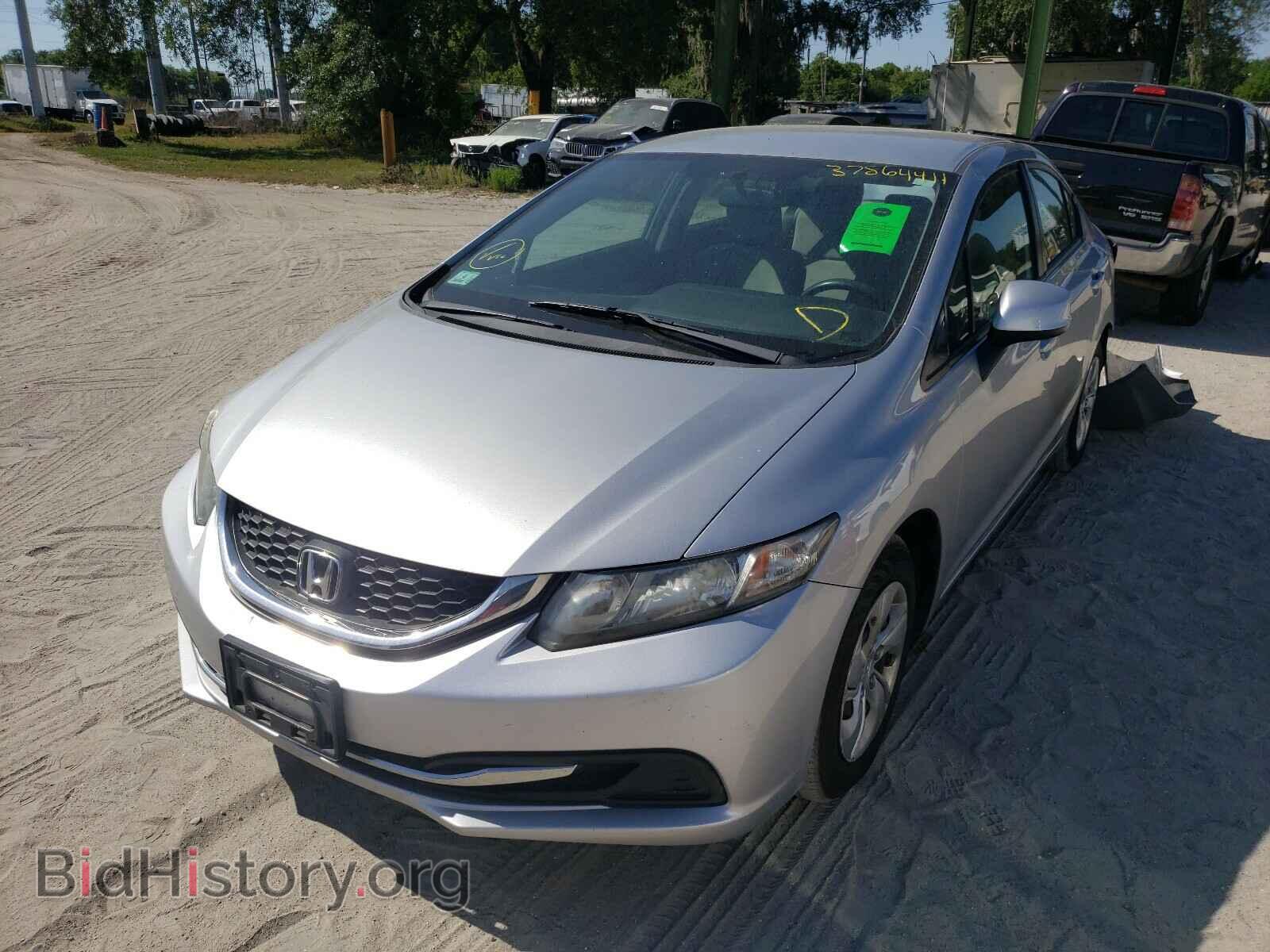 2013 HONDA CIVIC - VIN: 2HGFB2F58DH602702 - Фото 2