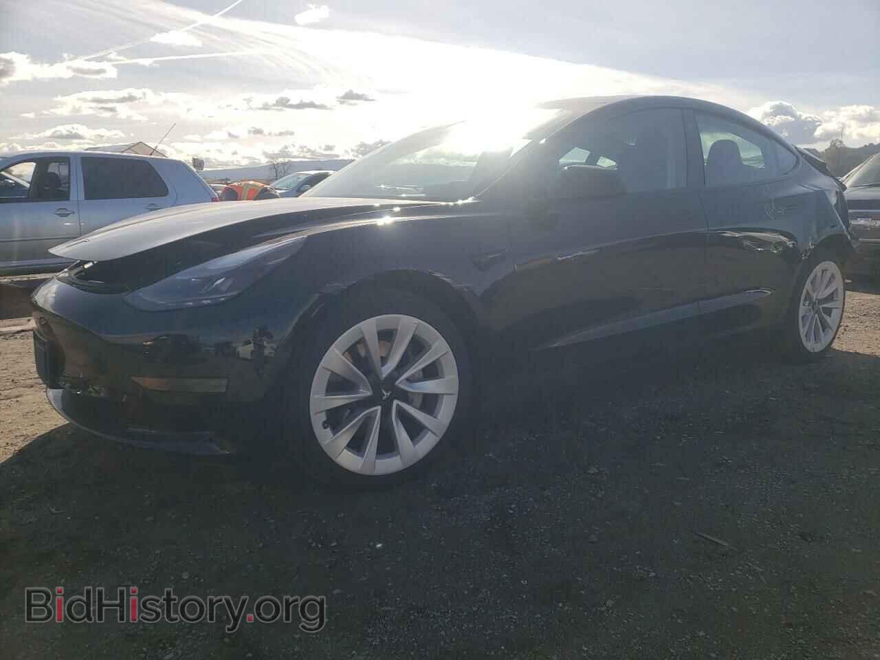 Photo 5YJ3E1EA7NF191981 - TESLA MODEL 3 2022