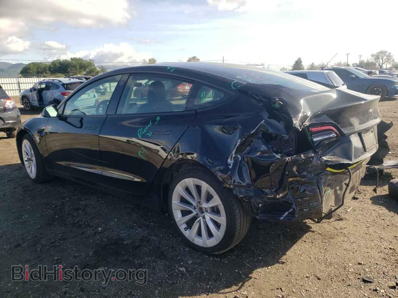 2022 TESLA MODEL 3 - VIN: 5YJ3E1EA7NF191981 - Photo 2
