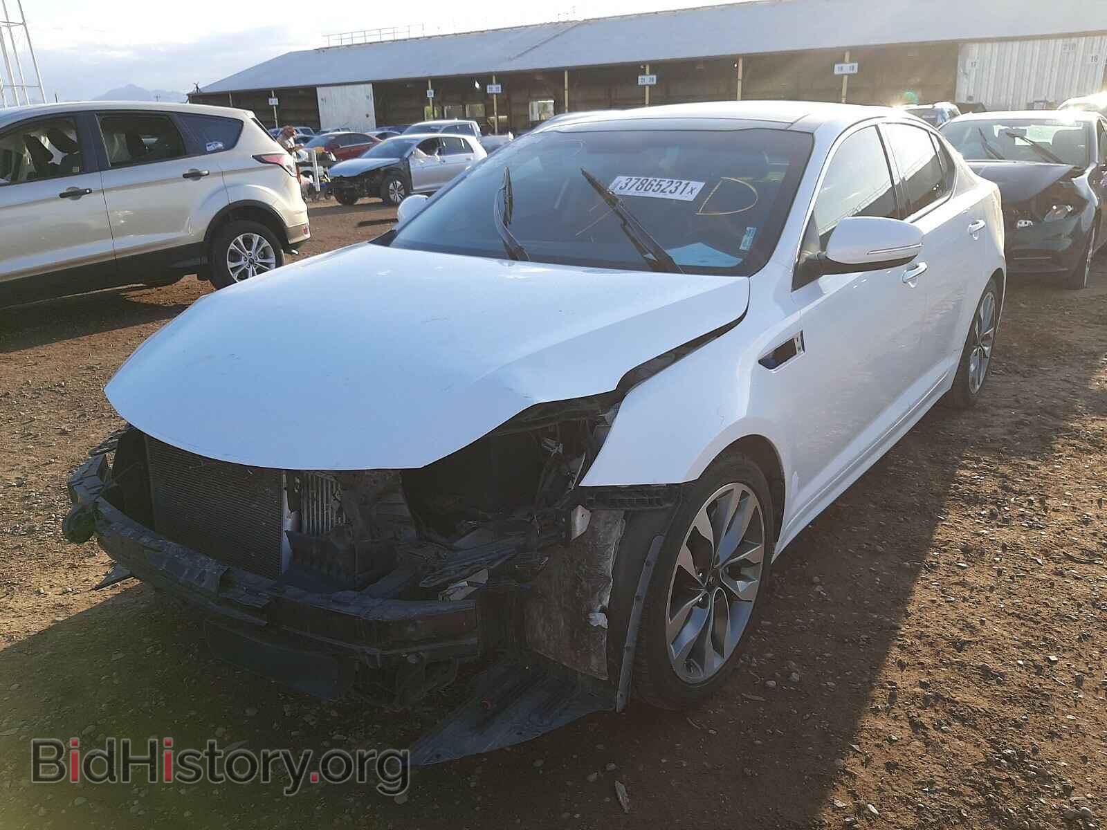 2015 KIA OPTIMA - VIN: 5XXGR4A66FG402191 - Фото 2