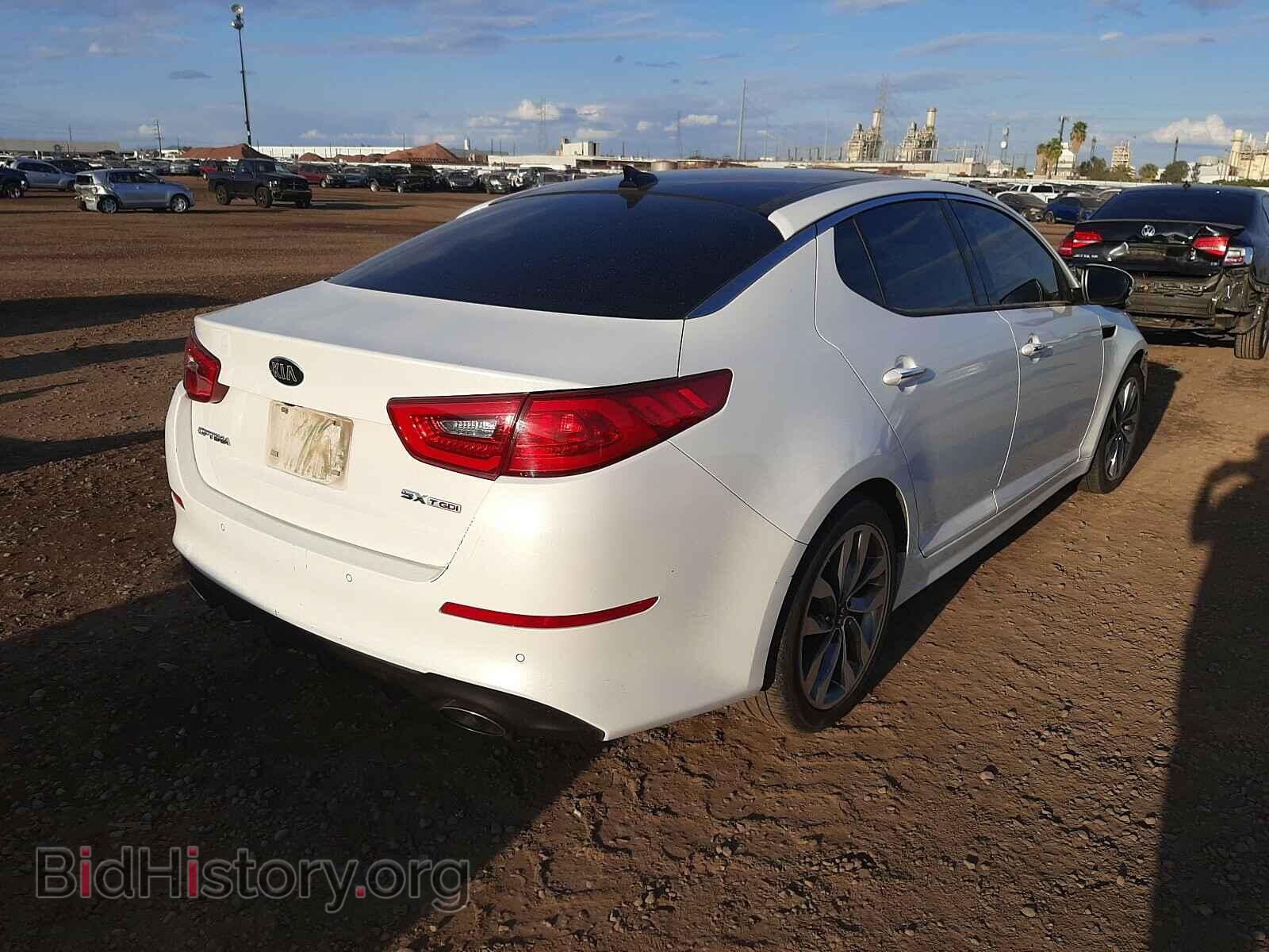 2015 KIA OPTIMA - VIN: 5XXGR4A66FG402191 - Фото 4