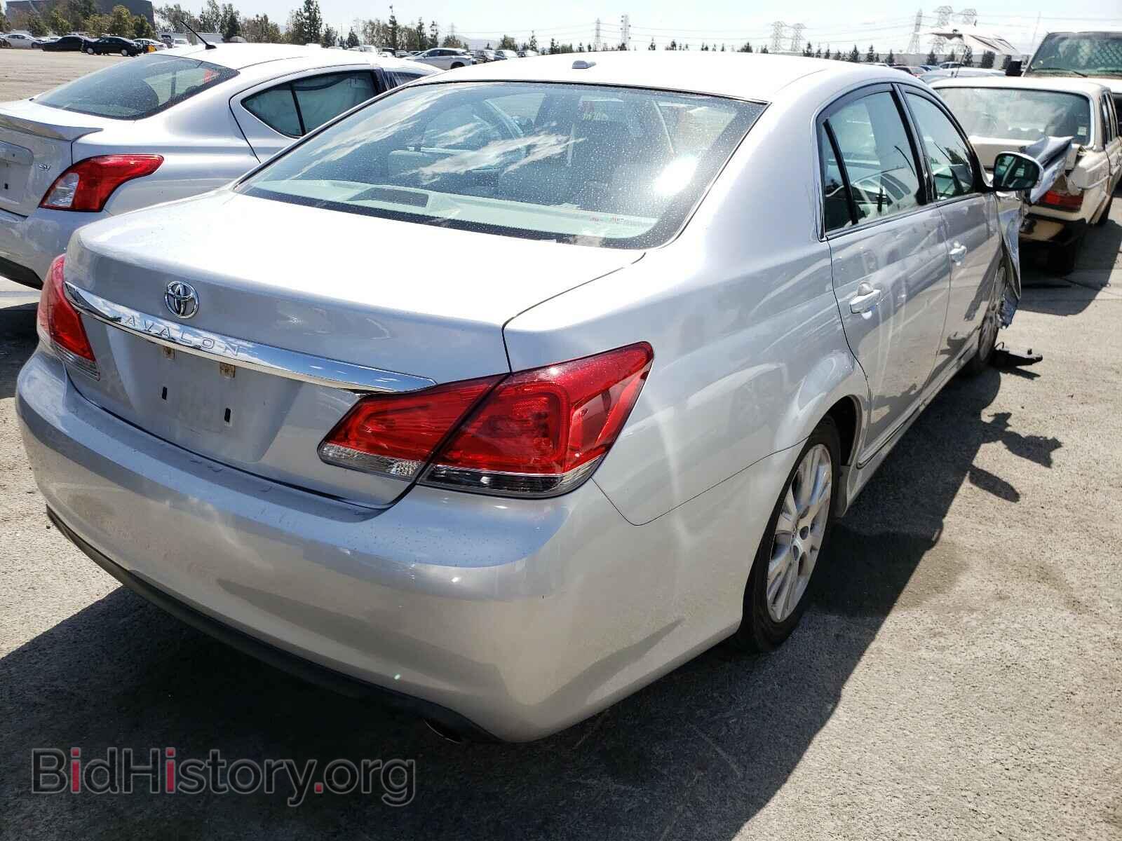 2012 TOYOTA AVALON - VIN: 4T1BK3DB7CU450186 - Фото 4