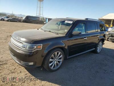 2013 Ford FLEX Flex Limit, черный — VIN 2FMHK6D80DBD10987, Copart