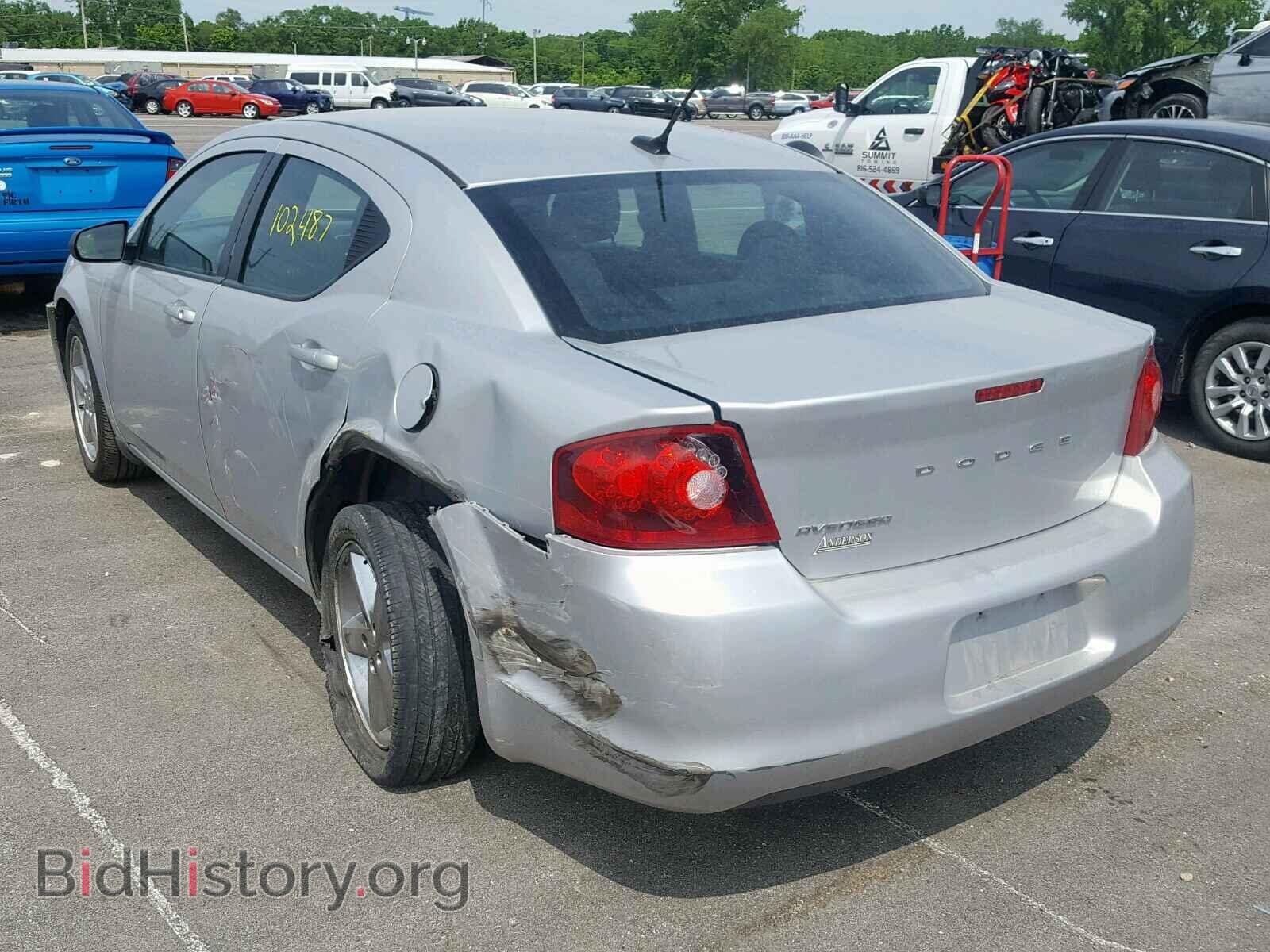 2012 DODGE AVENGER - VIN: 1C3CDZAB7CN289962 - Фото 3