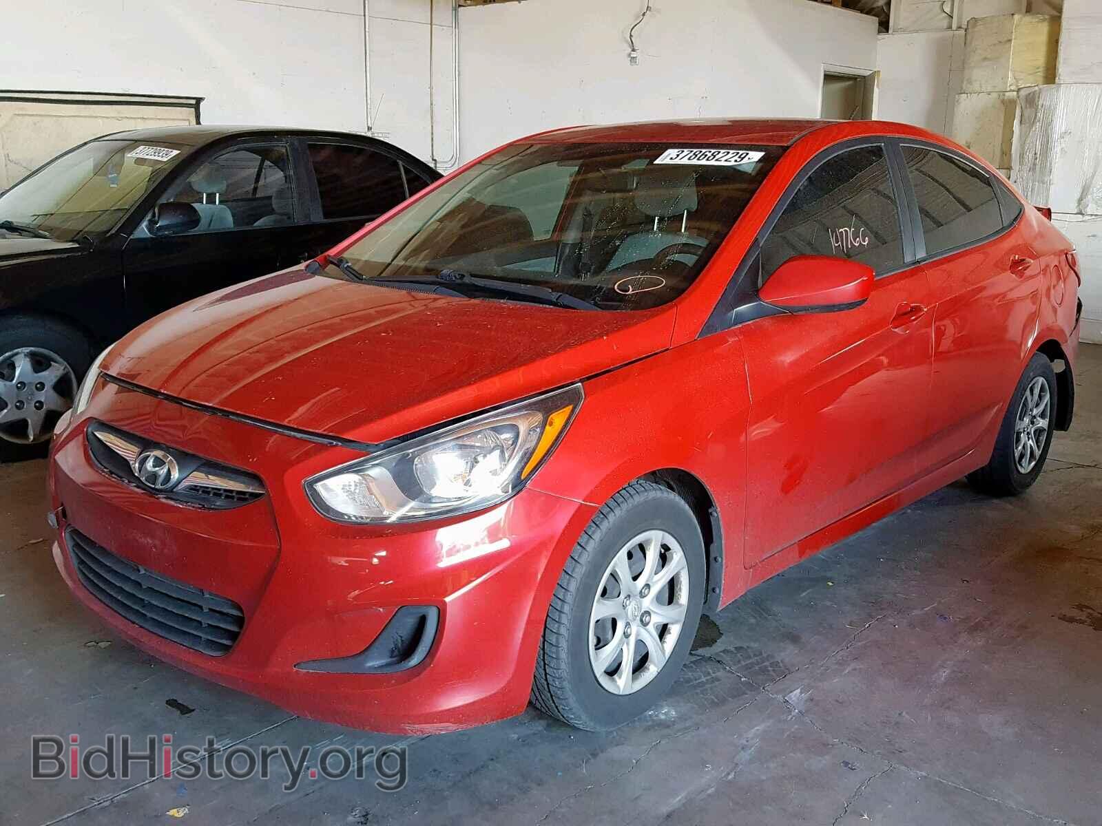 2014 HYUNDAI ACCENT - VIN: KMHCT4AEXEU714476 - Фото 2
