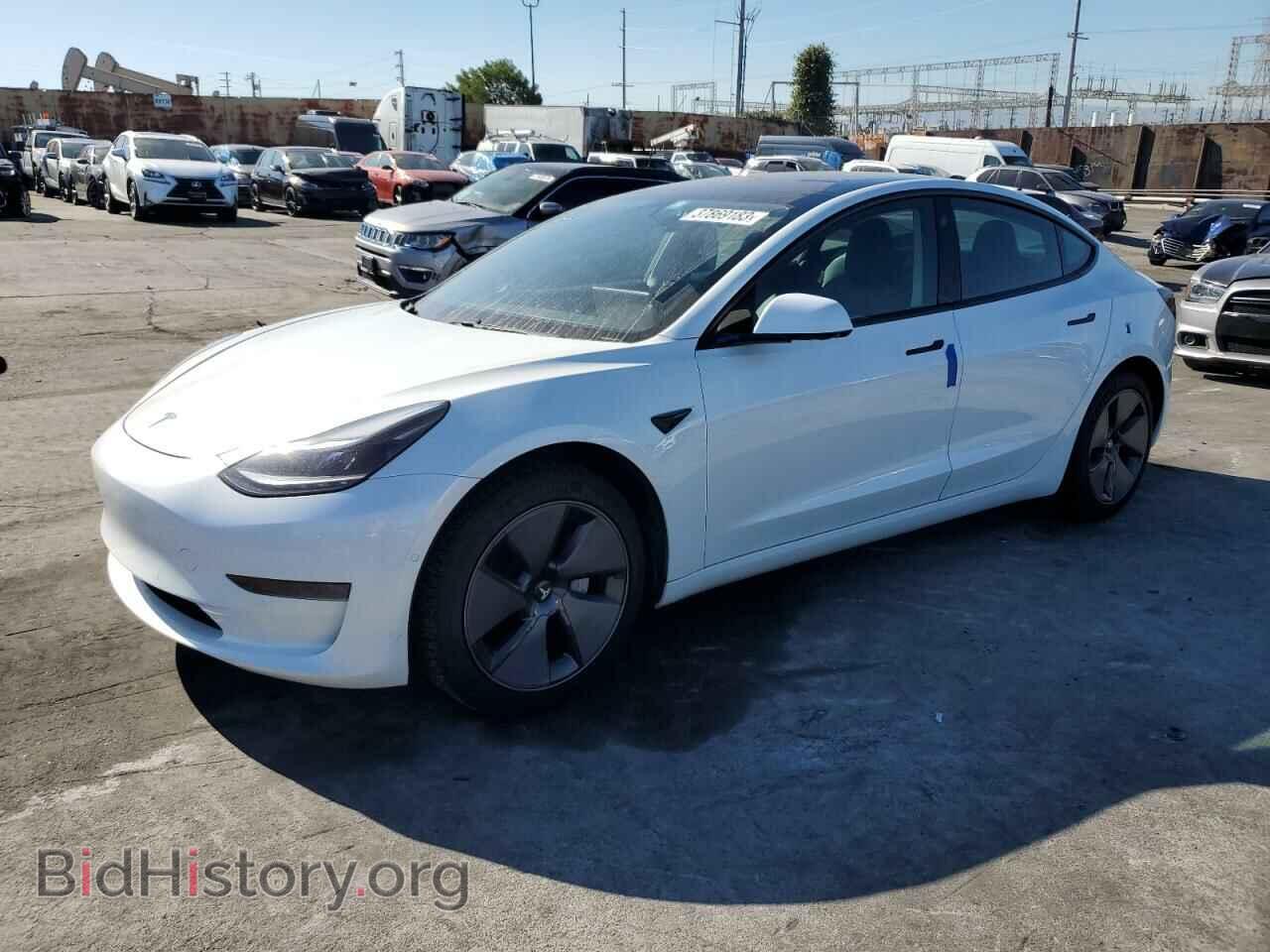 Photo 5YJ3E1EA8MF907897 - TESLA MODEL 3 2021