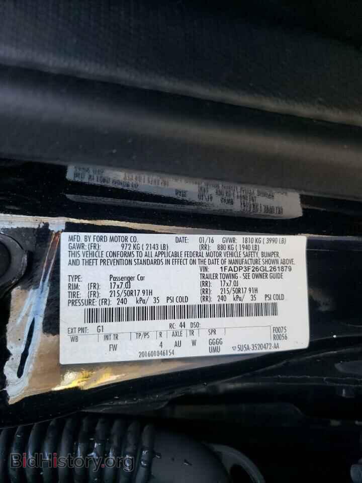2016 FORD FOCUS - VIN: 1FADP3F26GL261879 - Photo 13