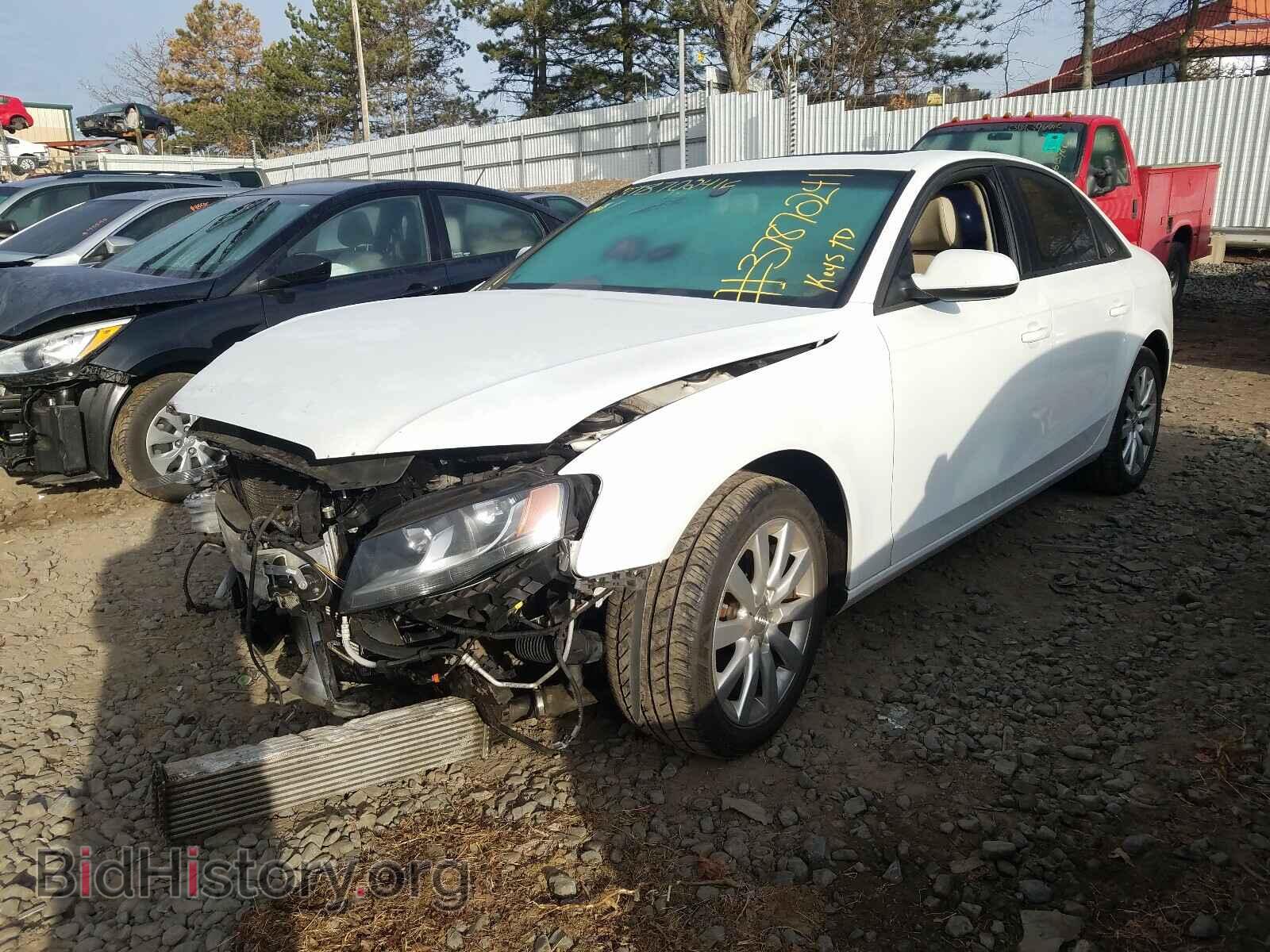 2012 AUDI A4 - VIN: WAUBFAFL8CN013260 - Фото 2