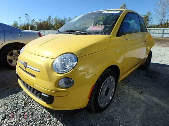 2015 FIAT 500 - VIN: 3C3CFFARXFT667492 - Фото 2