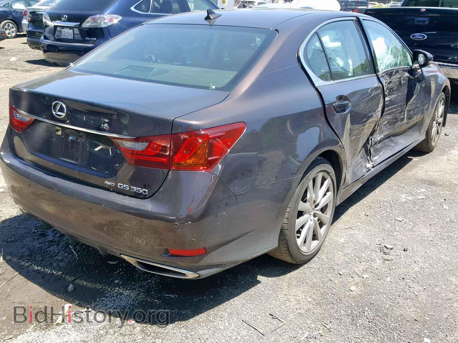 2013 LEXUS GS350 - VIN: JTHCE1BL4D5007908 - Фото 4