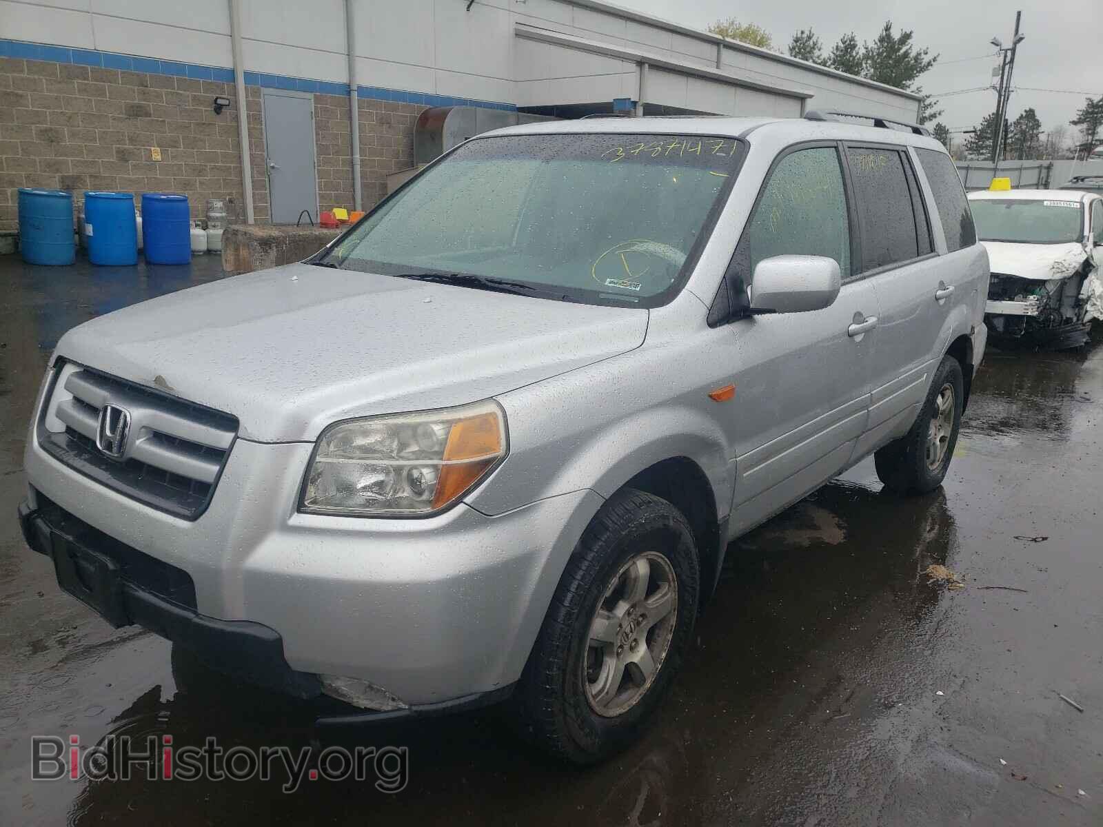 2006 HONDA PILOT - VIN: 2HKYF18706H530196 - Фото 2