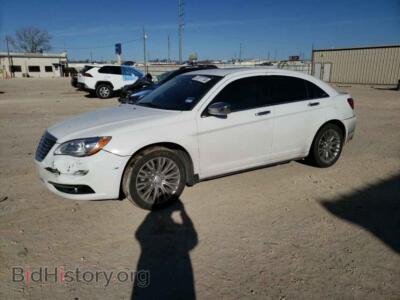 2013 Chrysler 200 200 Limite, white — VIN 1C3CCBCG3DN614823, Copart