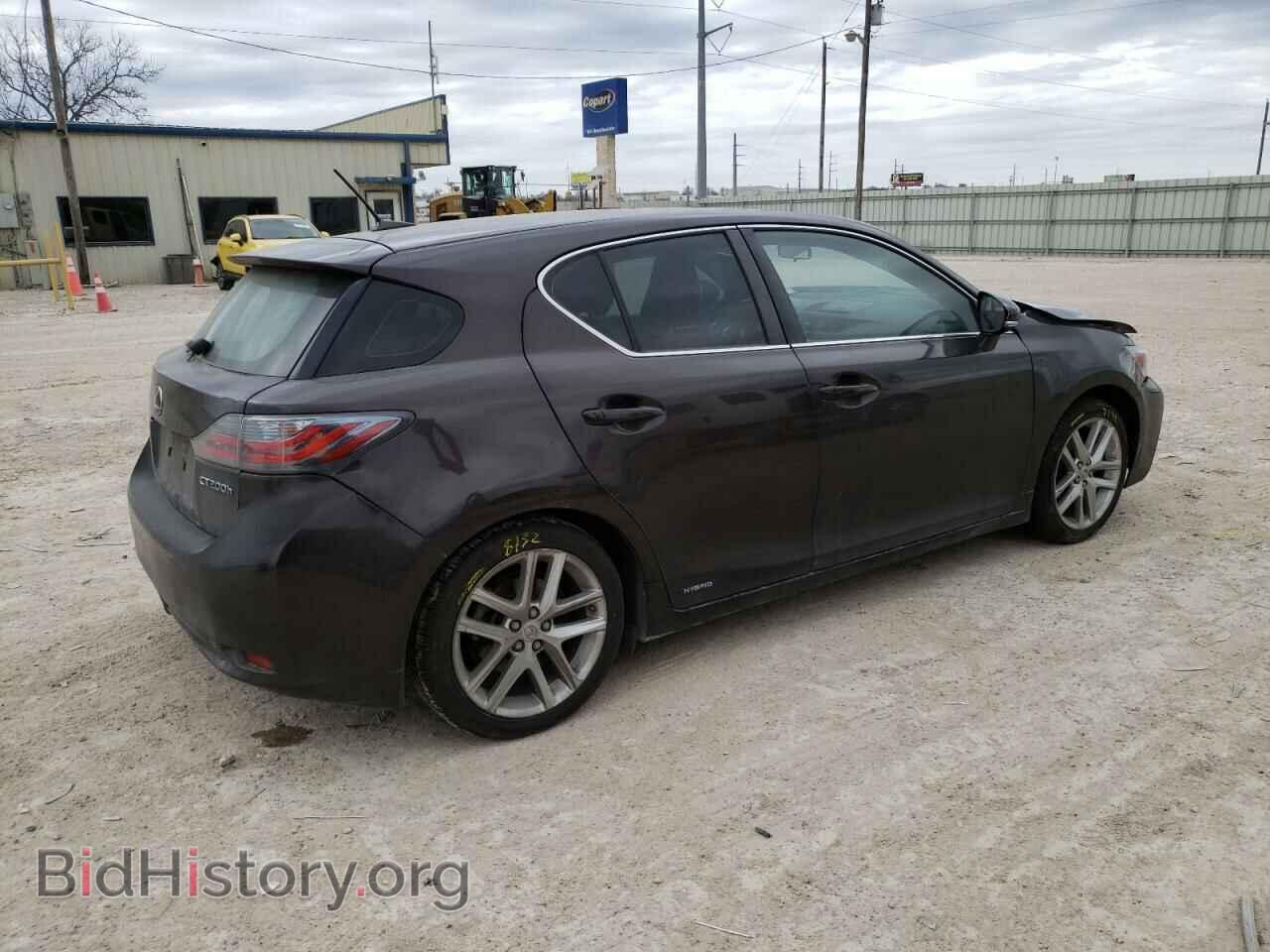 2012 LEXUS CT 200 - VIN: JTHKD5BH7C2094494 - Фото 3