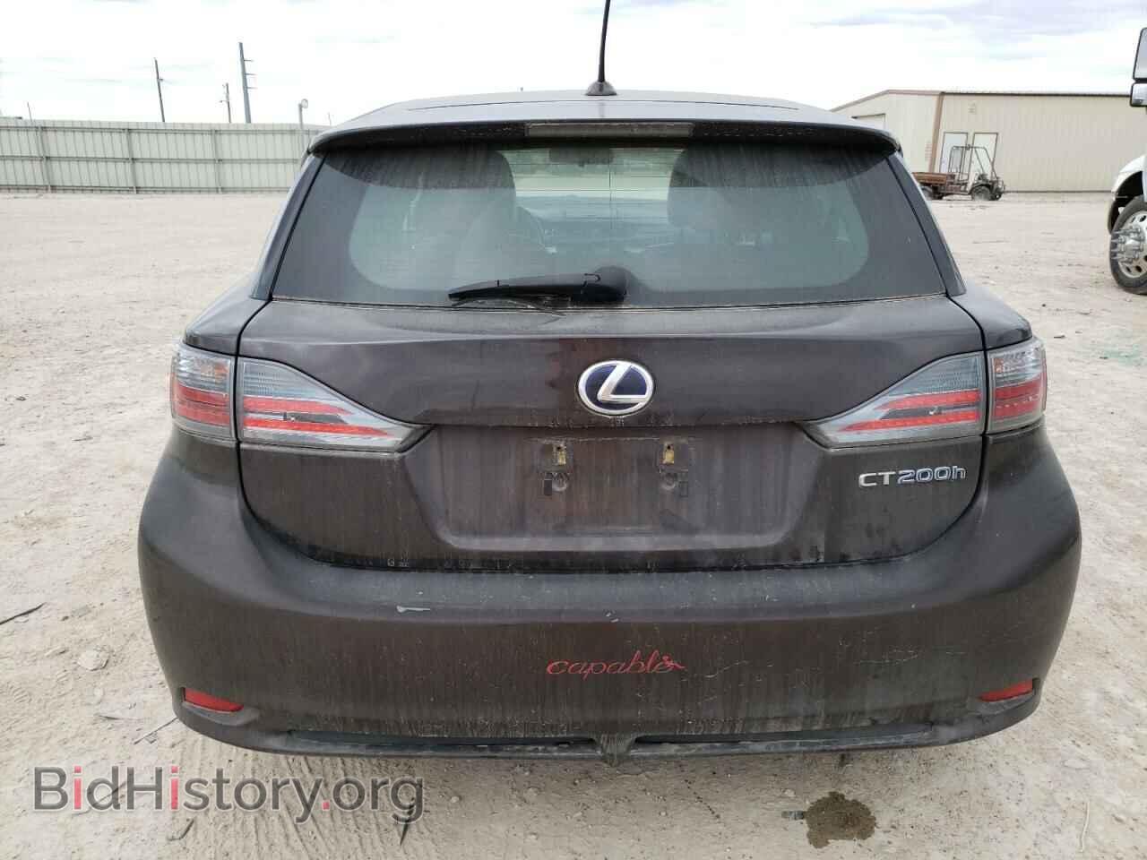 2012 LEXUS CT 200 - VIN: JTHKD5BH7C2094494 - Фото 6