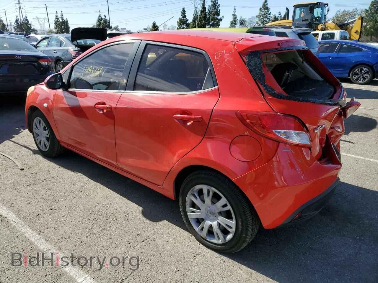 2014 MAZDA 2 - VIN: JM1DE1KZ8E0186589 - Фото 2