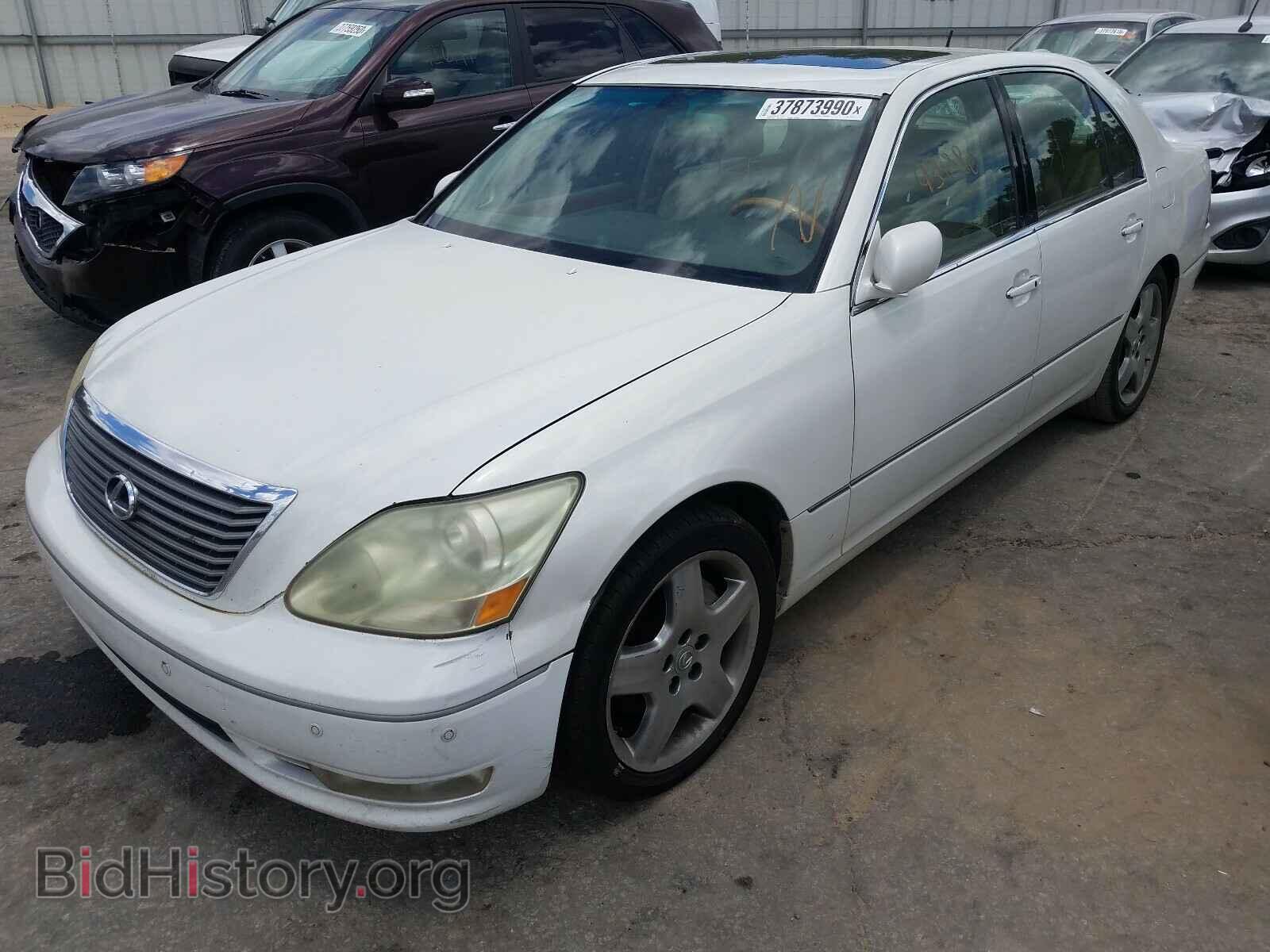 2005 LEXUS LS430 - VIN: JTHBN36F755023307 - Фото 2