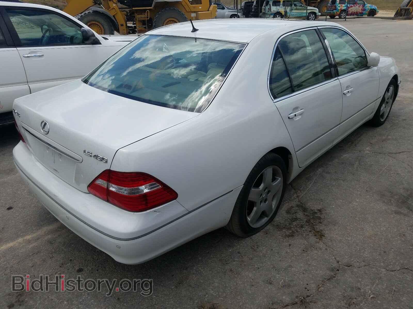 2005 LEXUS LS430 - VIN: JTHBN36F755023307 - Фото 4
