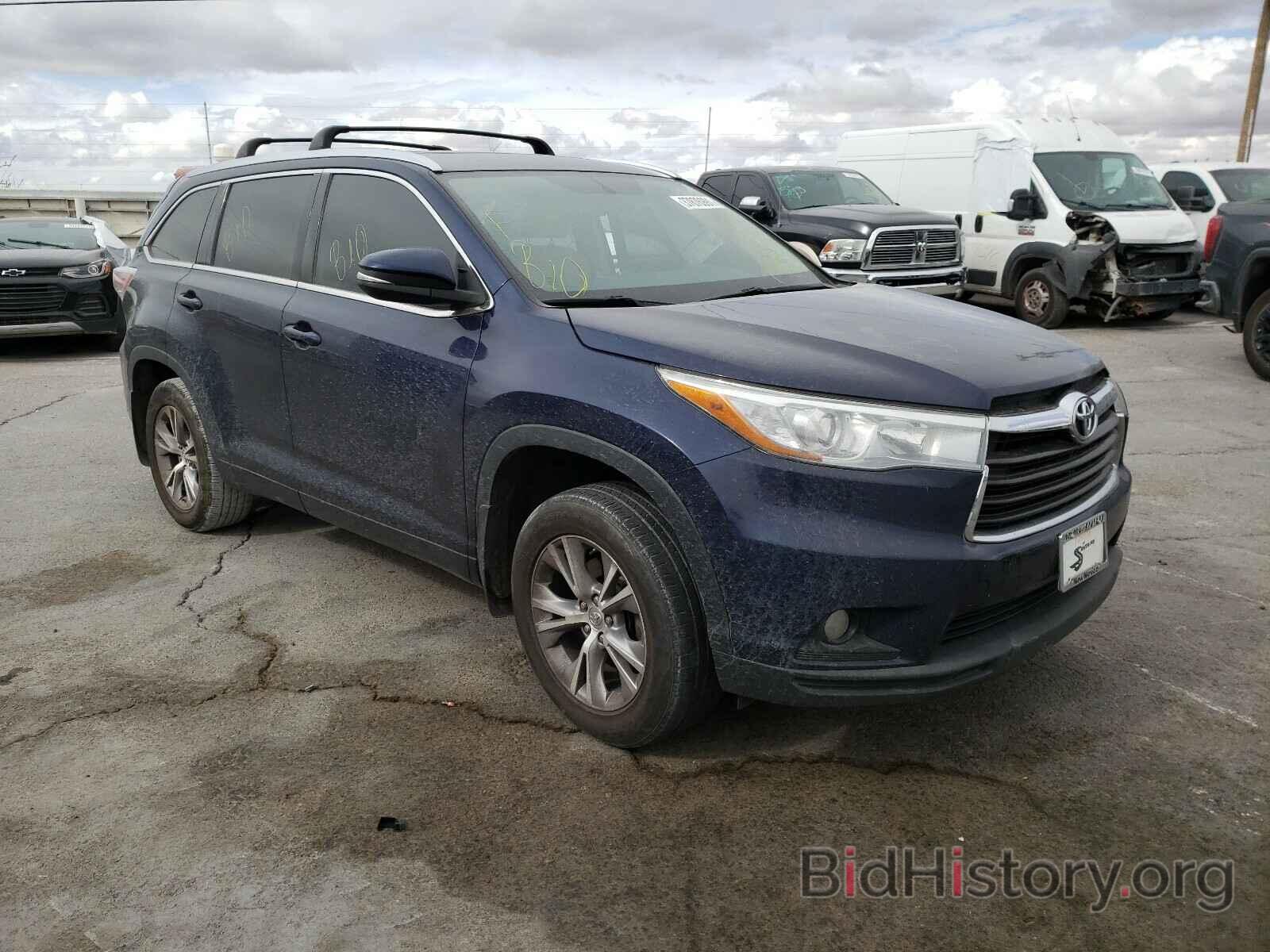 Photo 5TDJKRFH4FS085978 - TOYOTA HIGHLANDER 2015