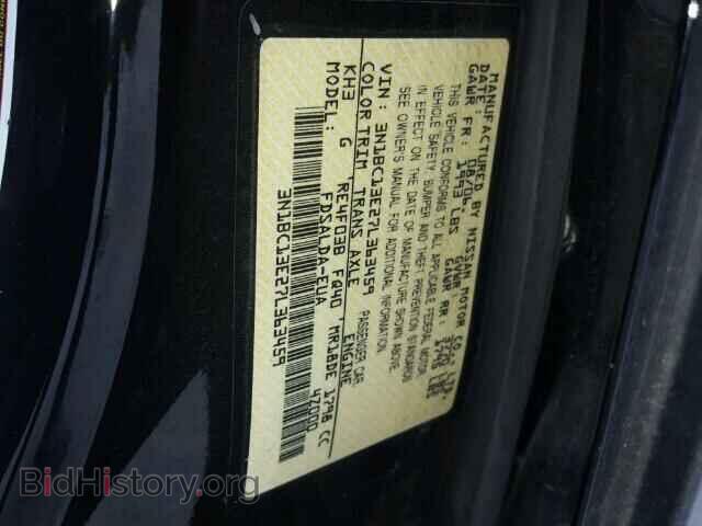 2007 NISSAN VERSA - VIN: 3N1BC13E27L363459 - Фото 10