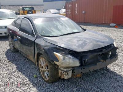 2011 Nissan MAXIMA S, black — VIN 1N4AA5AP1BC866114, Copart