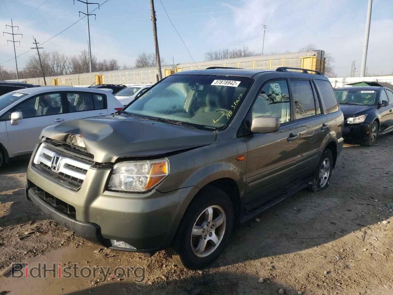 2007 HONDA PILOT - VIN: 2HKYF18517H505095 - Фото 2