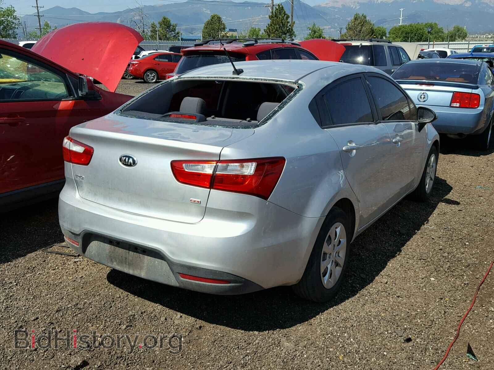 2014 KIA RIO - VIN: KNADM4A31E6417022 - Фото 4