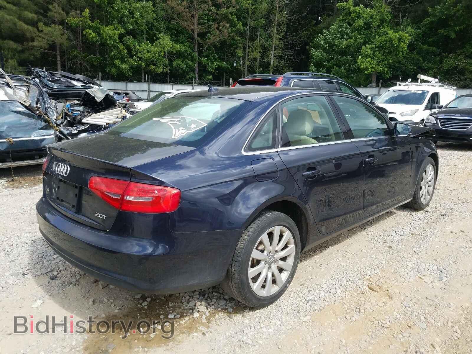 2013 AUDI A4 - VIN: WAUAFAFL5DN014590 - Фото 4