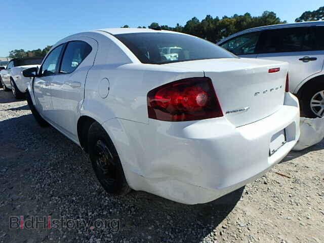 2013 DODGE AVENGER - VIN: 1C3CDZCBXDN740123 - Фото 3