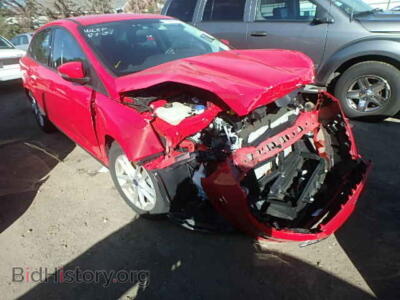 2015 Ford FOCUS Focus SE, красный — VIN 1FADP3F21FL283867, Copart