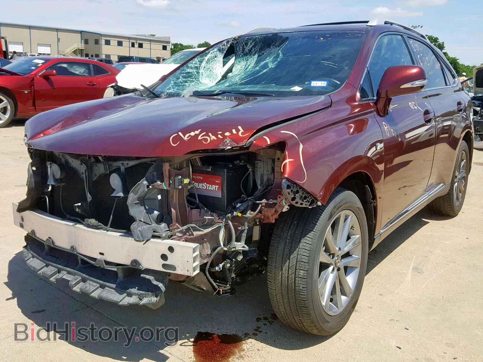 2013 LEXUS RX 350 - VIN: 2T2BK1BA7DC212626 - Фото 2