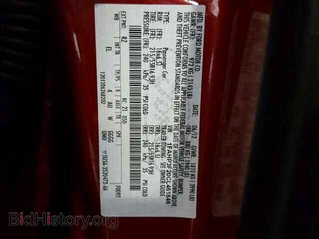 2012 FORD FOCUS - VIN: 1FAHP3F20CL461846 - Photo 10