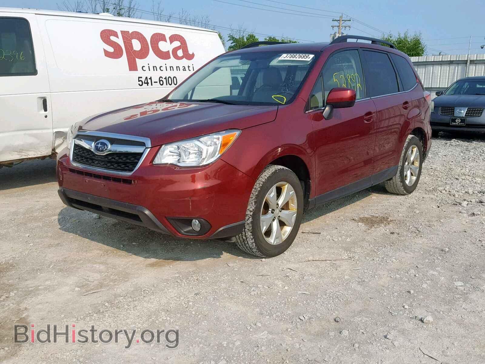 2014 SUBARU FORESTER - VIN: JF2SJAJC1EH452344 - Фото 2