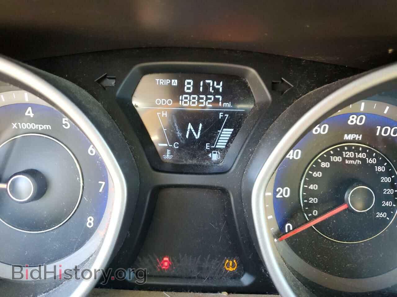 2012 HYUNDAI ELANTRA - VIN: KMHDH4AE0CU430809 - Фото 9