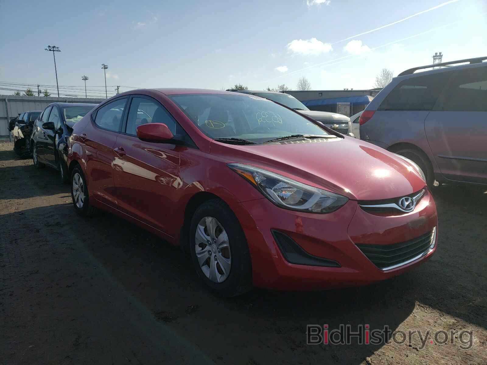 Фотография KMHDH4AE4GU557424 - HYUNDAI ELANTRA 2016